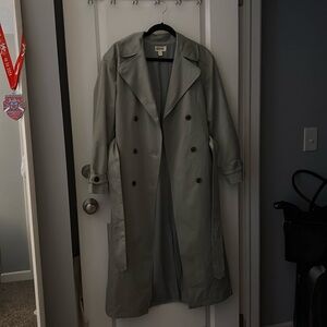 Open edit belted trench coat